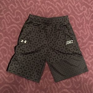 Black Steph Curry Basketball Shorts